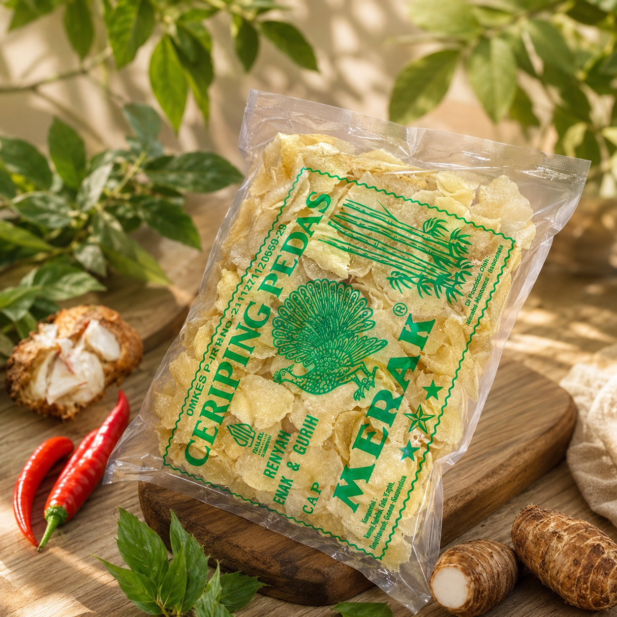 Raw Cassava Crackers