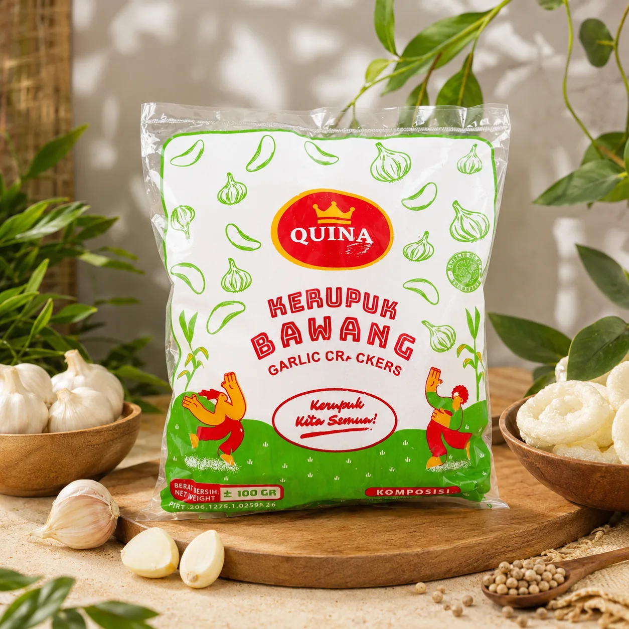 Raw Garlic Crackers